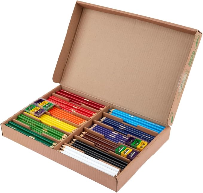 Crayola Colored Pencils Classpack (240ct), Teacher Must Haves, Classroom Essentials, Bulk Colored Pencils for Kids, 12 Colors, Back to for School Coloring Supplies | Teacher Must Haves, Classroom Essentials, Bulk Colored Pencils for Kids, Back to Schoo...