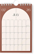 Karto Small Wall Calendar 2026-2027 6x9 in - Boho Color | July 2026 to December 2027, Vertical, Boosts Productivity, Easy Monthly Planning