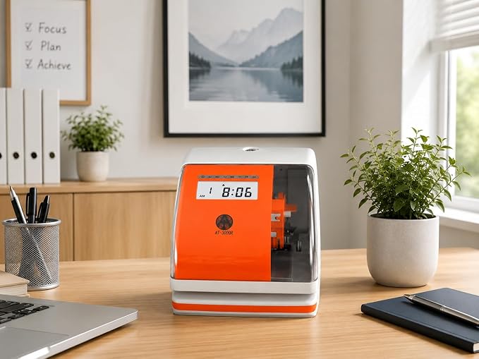 AT-3000R Allied Time USA Digital Time Clock and Date Stamp | Perfect for Small Business