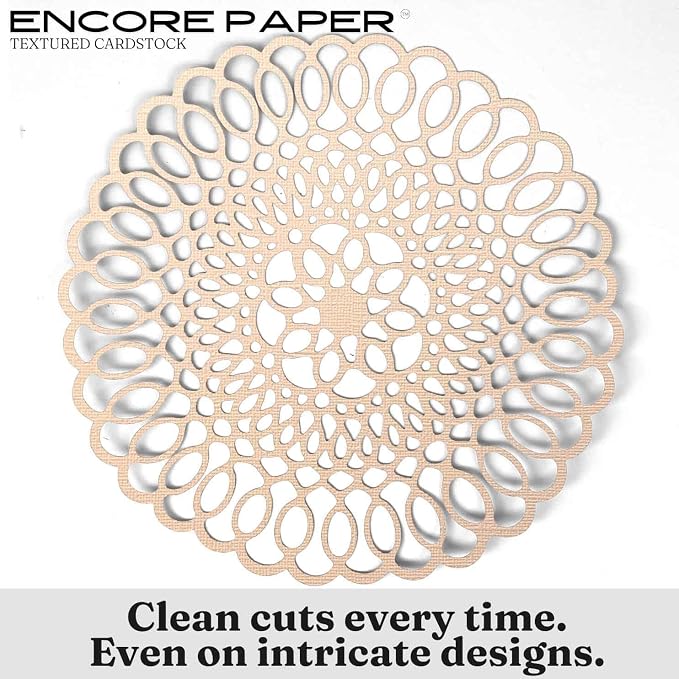 PEACH WHISPER—12x12 Textured Cardstock | 80lb Textured Orange Scrapbook Paper | Premium Cardstock for Cricut Cutting | 25 Sheets