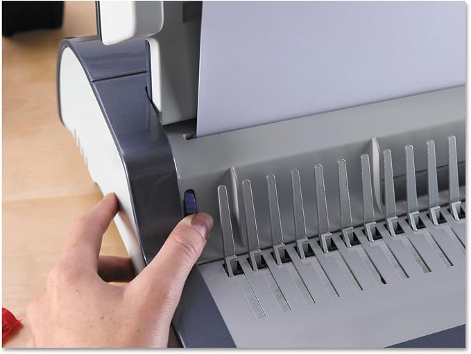 Fellowes Quasar 500 Electric Comb Binding Machine, Classroom Organization Heavy-Duty Binder, 20-Sheet Electric Punch, Includes Starter Kit (5216901)