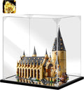 Acrylic Display Case for Collectibles Assemble Display Box for Lego 75954 Castle Building Set Clear Acrylic Case for Display Toys Action Figures(Black,13.8*9.8*15.7 inch)