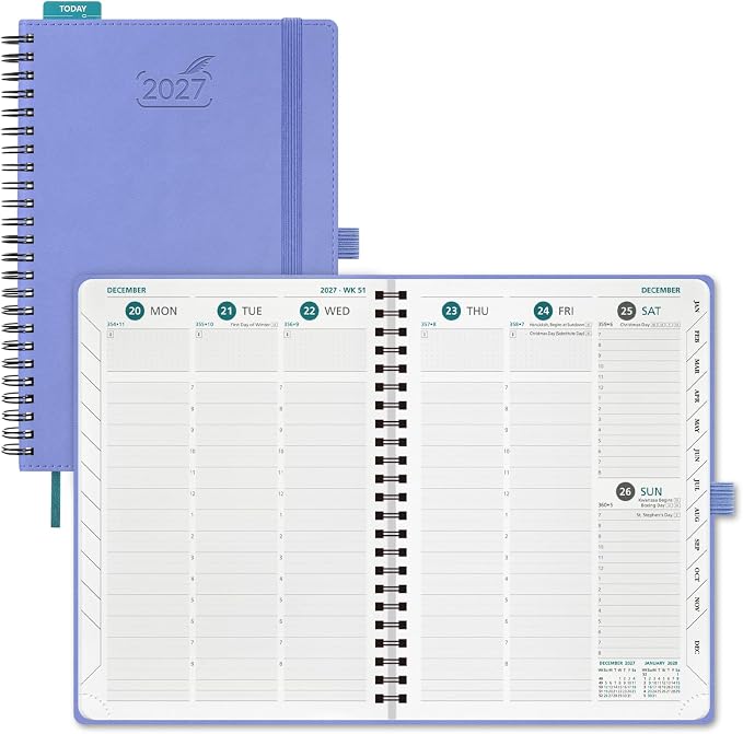 BEZEND 2027 Planner Weekly and Monthly, Daily Calendar Book (A5-6"x8.5")