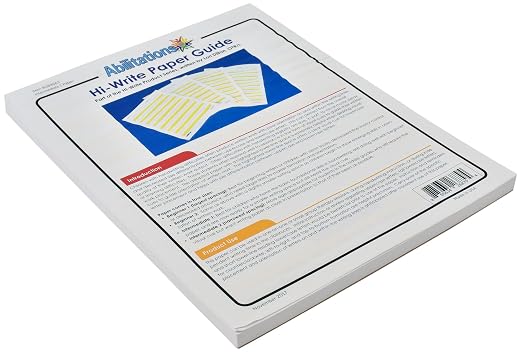 Abilitations Integrations Hi-Write - Intermediate 1 Paper - 100 Pack, 8-1/2 X 11 in - 089663