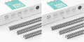 Binditek Plastic Spiral Binding Coils, 14 mm, 4:1 Pitch, Black, 200 Pack
