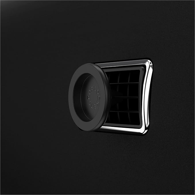 PopSockets Car Vent Phone Mount for MagSafe- Black Vent Mount | Air Vent Clip, Compatible with MagSafe Grips & Cases, Black, Electronic Accessories, For iPad/Kindle/iPhone/Android