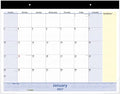 AT-A-GLANCE® QuickNotes® 2027 Monthly Desk Pad Calendar, Standard, 21 3/4" x 17"