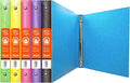 BAZIC Products 1" Swirl Poly 3-Ring Binder, 1 Pocket, 6-Set | round rings, 1 in swirl poly 3-ring binder, 1 inside pocket, holds up to 175 sheets, Durable poly