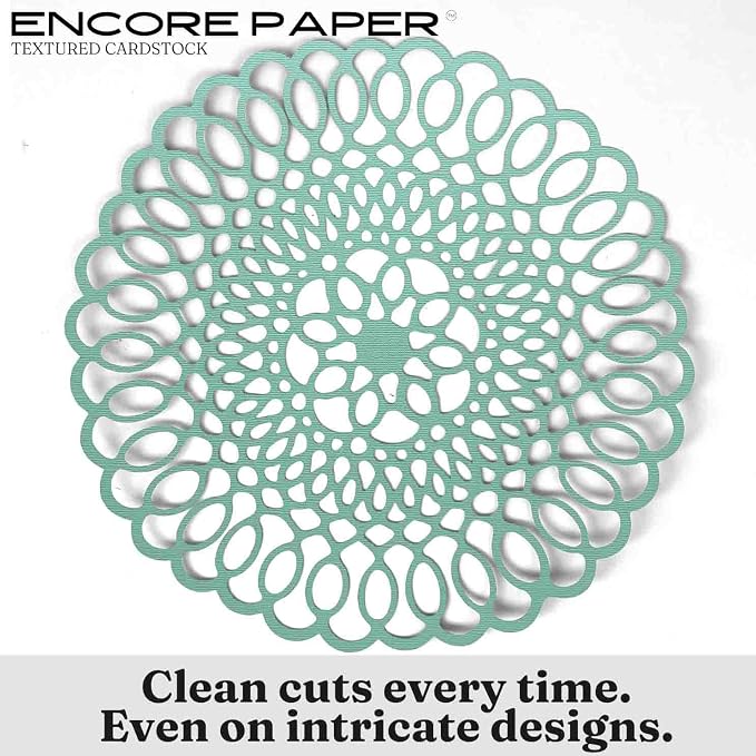 FRESH MINT—12x12 Textured Cardstock | 80lb Textured Green Scrapbook Paper | Premium Cardstock for Cricut Cutting | 25 Sheets