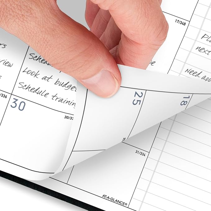 AT-A-GLANCE 2026 Planner, Monthly, 7" x 8.75", Medium, Contemporary, Black (70120X0526)