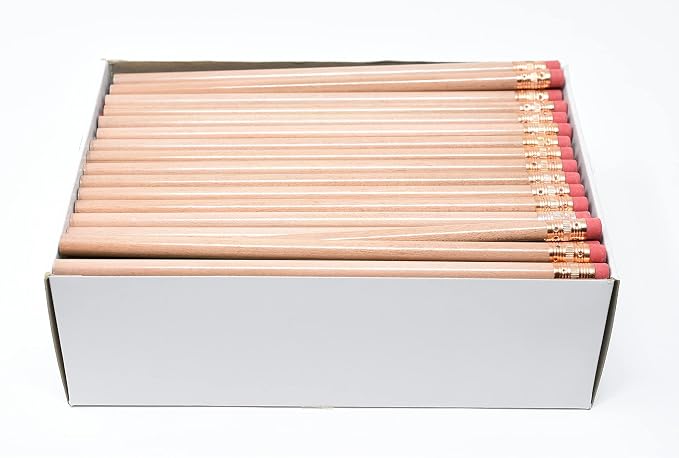 Pencil Guy Blank Round Pencils Natural