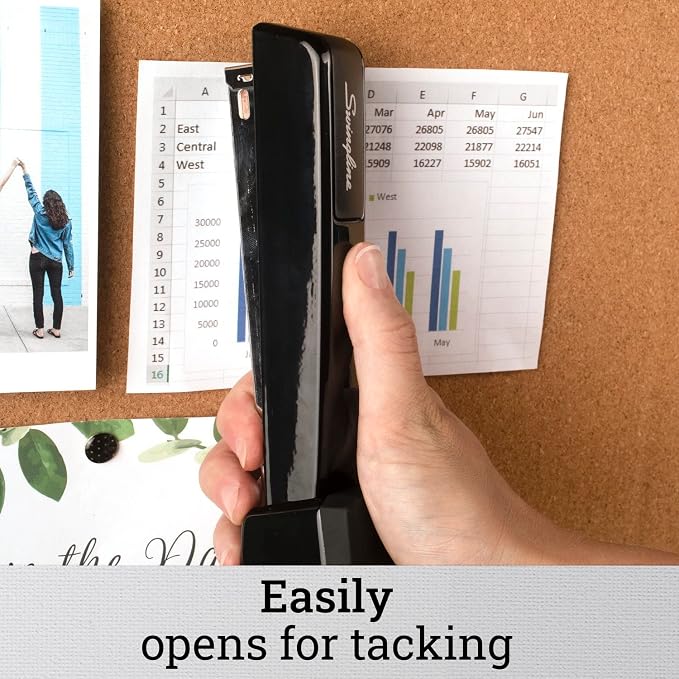 Swingline 747 Classic Stapler, 30 Sheet Capacity, Jam Free, Metal, Black (74701)"