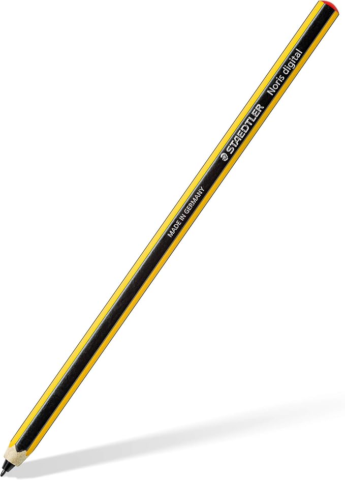 STAEDTLER Noris Digital Stylus Pen for Touchscreens: No Charging or Batteries, Real Pencil Feel & Grip, Works with Samsung Galaxy Tab, Kindle Scribe, reMarkable & More, With Replacement Nibs & Tool | 4096 pressure levels, 5 replacement tips, no load – ...