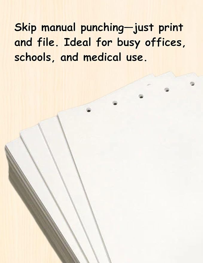 Limited Papers(TM) Writing and Copy Paper, Variation of Colors 8.5" x 11", 5 Hole Top-Punched, 20 Pound Text, 500 Sheets Per Ream. (500, Gold)