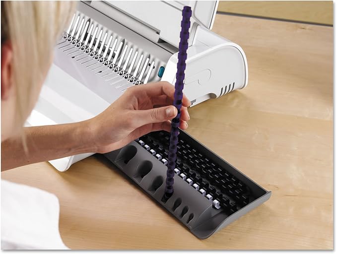 Fellowes Pulsar+ Comb Binding Machine, School Supplies & Classroom Organization Manual Binder, 20-Sheet Punch Capacity, Includes 10-Pack Starter Kit (5006801)
