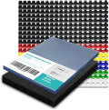 Binditek Binding Covers and Combs Kit, Letter Size, 120 Pack | Binding Covers and Comb Spines Set: 50 8Mil Clear PVC Covers, 50 Black Paper Covers and 20 1/2 in Combs for Reports