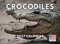 Crocodile Calendar 2027 Monthly Wall Calender 12 Month