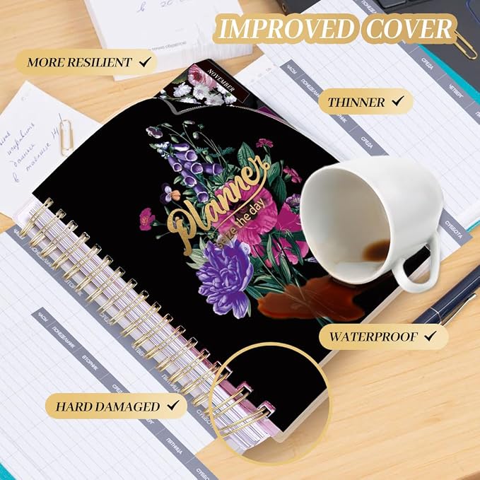 Arundhati Planner 2026-2027, 18 Months Large Daily Weekly Monthly Organizer