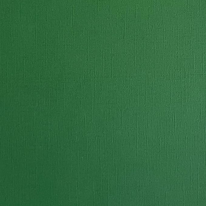 Forest Green—12x12 Textured Cardstock | 80lb Textured Green Scrapbook Paper | Premium Cardstock for Cricut Cutting | 25 Sheets