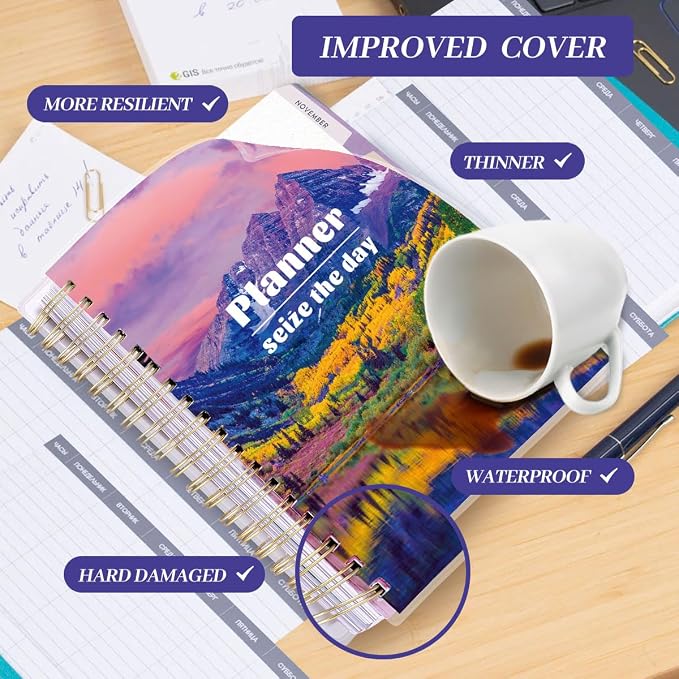Arundhati Planner 2026-2027, 18 Months Large Daily Weekly Monthly Organizer