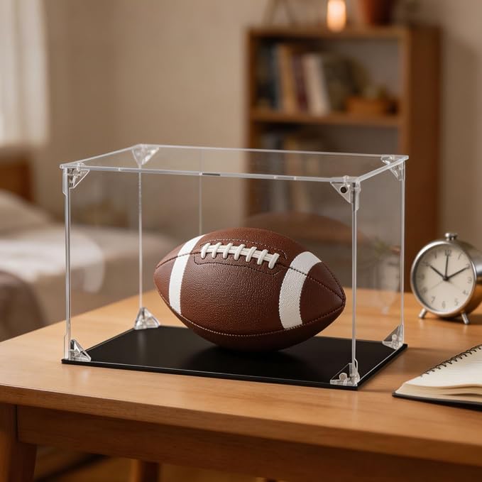 Display Case for Collectibles Assemble Clear Acrylic Box Alternative Glass Case for Display Action Figures Home Storage Organizing Toys (Internal dim 11.5X7.5X7 inch)