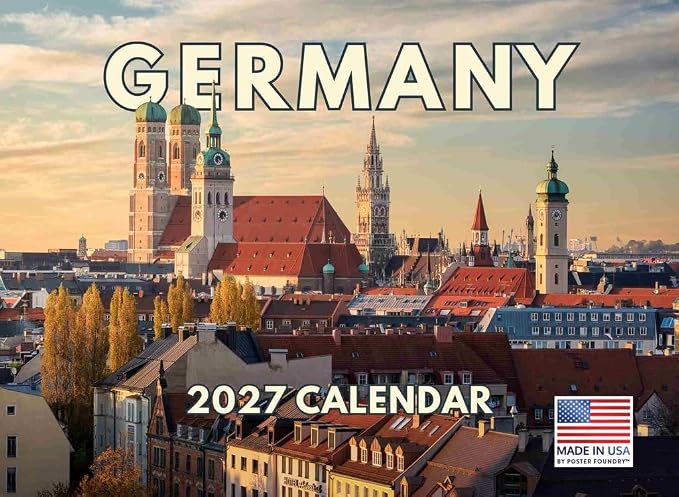 Germany Calendar 2027 Monthly Wall Calender 12 Month