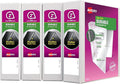 Avery Durable View 3 Ring Binders for Home, School Supplies, Office, or Organization Needs, 2" Slant Ring, 4 Pack White Binders (17032)