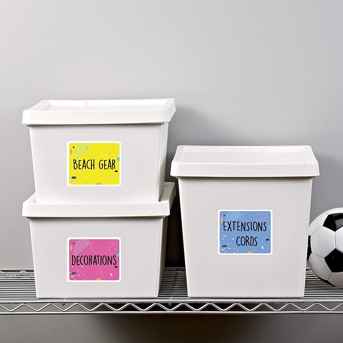 Avery White Shipping Labels | Sure Feed Technology | True Block | 3-1/3" x 4" | 60 Labels, Pack of 5