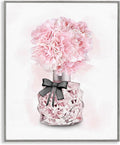 'Pink Flower Perfume Bouquet'| Framed Giclee Art | Stupell Industries | Gray, 16 x 20 Inches, Easy to Hang and Sturdy, Made in USA, by Ziwei Li