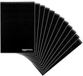 Amazon Basics Steno Notebooks, Gregg Rule, Green Paper for Notes, 80 Sheets, 6" x 9", 12-Pack