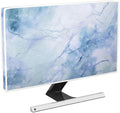 Baocicco Fashion Haze Blue Marble Screen TV Cover Cover 45, 46, 47, 48 Inch Waterproof Full Body Covers for TV Display Screen Weatherproof Television Sleeve Compatible with Television LED LCD OLED TV