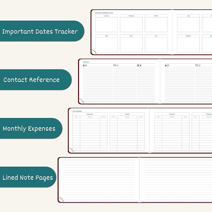 BEZEND Pocket Calendar 2027, Weekly Monthly Planner for Purse (6.5"x3.75")