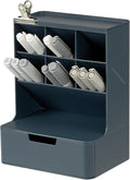 BLUE GINKGO Hive Pen Desk Organizer, Blue, Made in Korea | 6 Compartments. Full Drawer. Everyday Storage.
