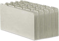 Pendaflex PN1025 A-Z Top Recycled File Guides, 25 pt. Gray Pressboard, 1/5, Legal, 25/Set