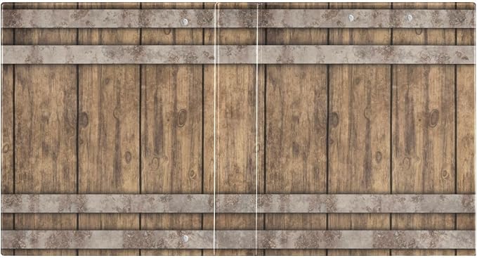 Rust Light Brown Wood Grain Binder 1.5 Inch Binder with Clipboard&Pockets, Hardcover Binders 3 Ring, Heavy Duty Large File Folder for Home Office School Supplies-Holds 200 Sheets, 2 PC