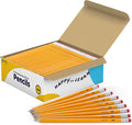 Enday #2 Pencils Bulk - 144 Pack - Pre-Sharpened Wood-Cased Yellow Graphite Pencils for Kids with Latex-Free Eraser Top for Office and Classroom Supplies
