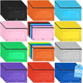 100 Pack Pencil Pouch for 3 Ring Binder in 10 Assorted Colors | Smooth Zipper Pouch Bulk in 10 Assorted Colors, School and Office Supplies with Clear Window