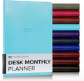 Gallery Leather Desk Monthly Planner 2026-2027 Acadia Pool