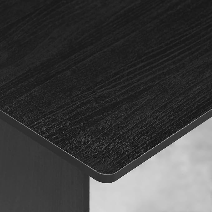 Furinno COMPACT Desk, 28.5" Wide Gaming Desk with Shelves, Computer Desk with Book Shelf, Office Desk for Home Office, Study Room, Dorm, Bedroom, Americano