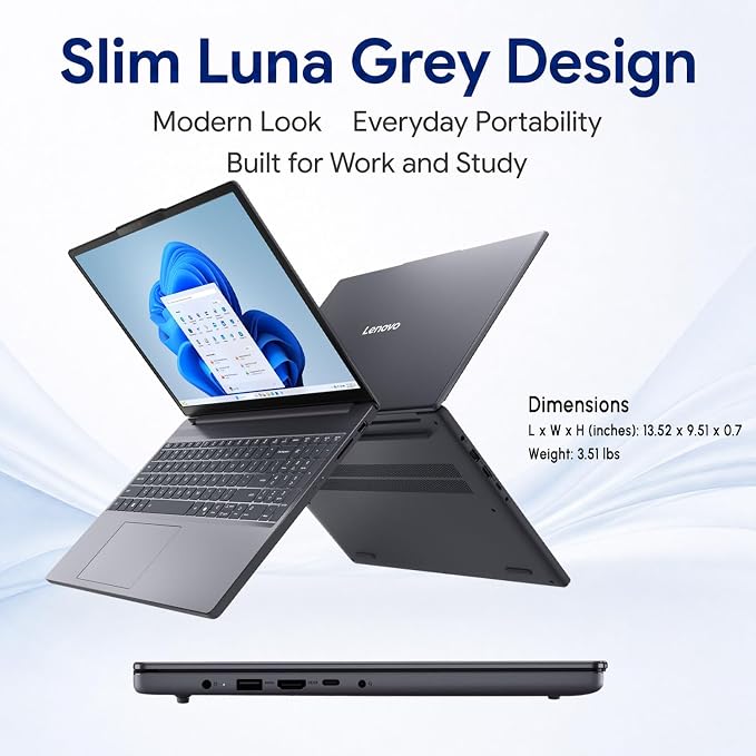 Lenovo New 15.3" WUXGA Business Laptop, Intel Core i7-13620H (Beats i7-1355U), 16GB DDR5 RAM, 1TB SSD, Intel UHD Graphics, Wi-Fi 6, Windows 11 Pro, Computer for Work, Study & Productivity
