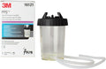 3M PPS (Original Series) H/O Pressure Cup with Air Hose, 16121, Mini, 6 oz, Use w/ 3M Accuspray HGP Spray Gun for Thick High-Viscosity Paints, Stains, Varnishes, Coatings and Primers, 1 Pack