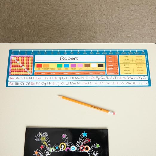 Really Good Stuff Dual Language Desktop Helpers Intermediate, Vinyl