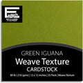 Green Iguana—12x12 Textured Cardstock | 80lb Textured Green Scrapbook Paper | Premium Cardstock for Cricut Cutting | 25 Sheets
