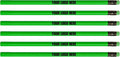Custom Round Neon Pencil. Promotional Personalized Imprinted Round Neon Pencils. Custom Printed Name/Business/Event Information (Neon Green, 500 Count, Pack of 1)