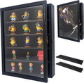 Shadow Box with Shelves, Black 11x14 Deep Memory Shadow Box Display Case for Trinket ,Keepsake Collectibles, Coins Military Medals Pins Wedding Flowers