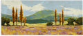 Stupell Industries 'Countryside with Dabbled Pastels', Canvas Art, 40 x 17 Inches, Easy to Hang and Sturdy, Made in USA, by Trevor Copenhaver | Stupell Industries | 40 x 17 Inches, Easy to Hang and Sturdy, Made in USA, by Trevor Copenhaver