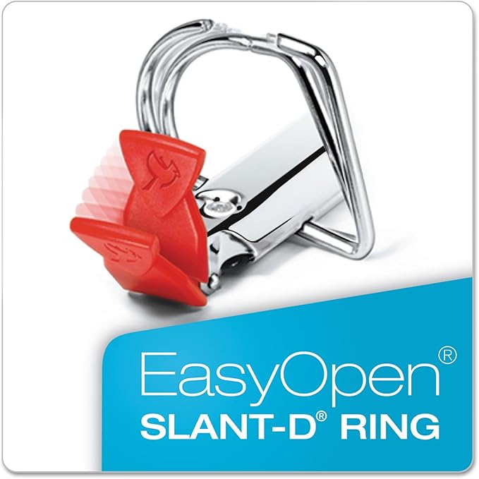 Cardinal Premier Easy Open 11" x 17", Locking Slant-D Ring Binder, 2", Black (12132)