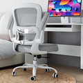 TRALT Office Chair - Ergonomic Desk Chair with Adjustable Lumbar Support, Mesh Computer Chair, Executive Chair for Home Office Comfortable Lumbar Support (1, Ash Gray)