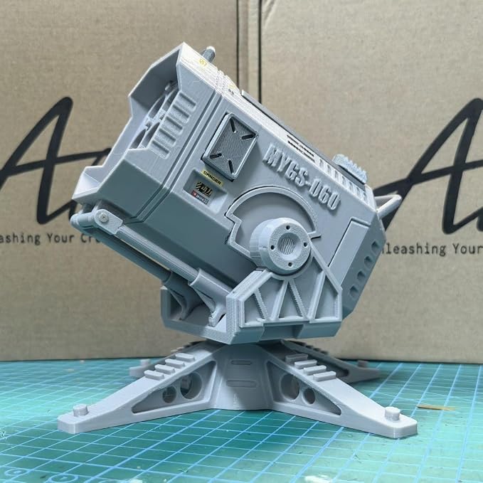 3D Printed Missile Launcher Battery Storage Box/Pen Holder 3.0 Version - Military Model Desktop Decor, PETG Material, Mechanical Linkage Design