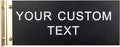 Custom Double-Sided Corridor Sign Personalized Hallway Corridor Sign Door Flag Signs 4" x 10"